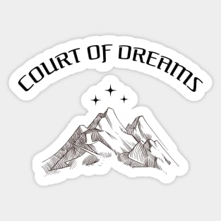 court of dreams Sticker